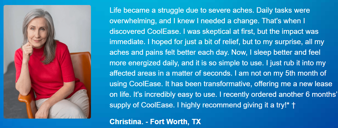 CoolEase Customer Review